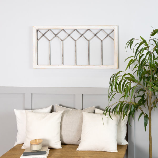 One Allium Way® Distressed Window Panel Wall Decor & Reviews Wayfair